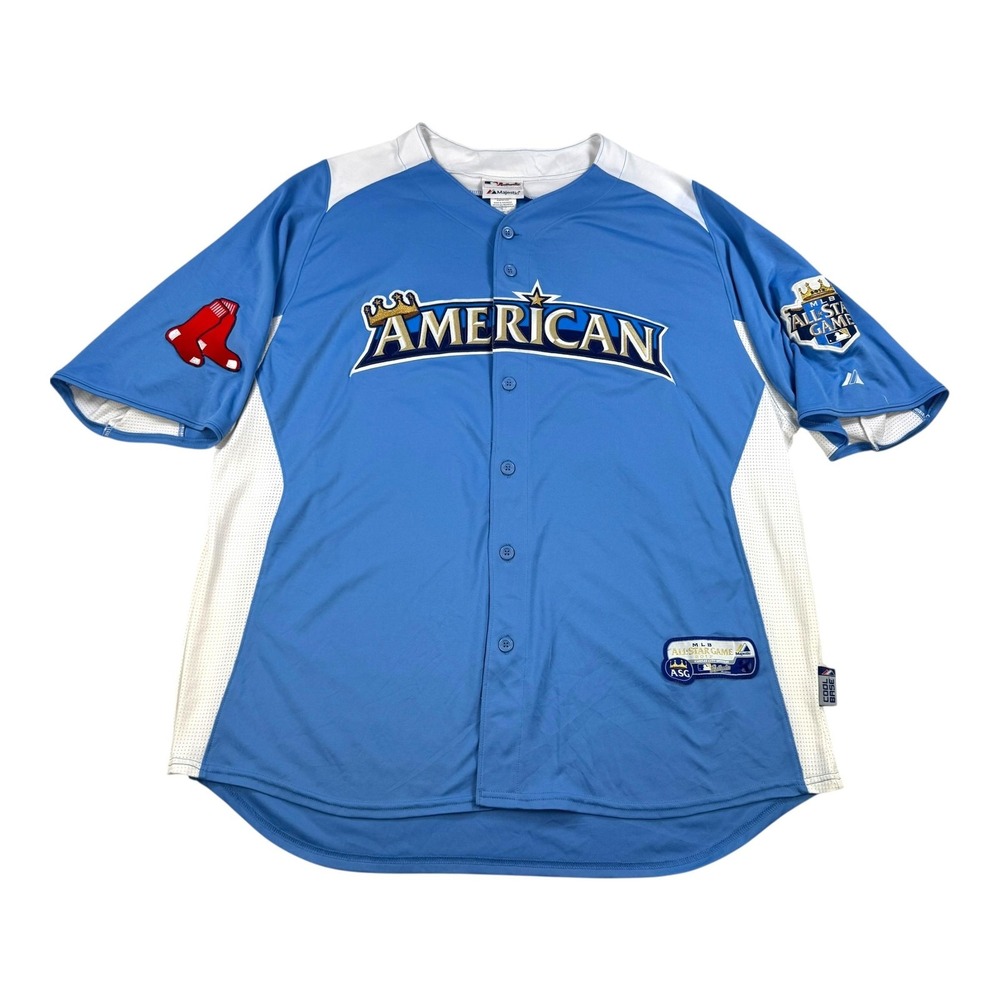 Boston Red Sox Jersey Sz 2XL MLB Baseball 2012 All Star Game Ortiz 34 Authentic